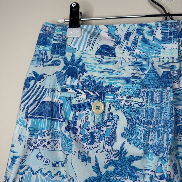 LILLY PULITZER Colorful Print Resort Fit Summer Beach Bermuda 9.5” Inseam Shorts - Picture 5 of 13